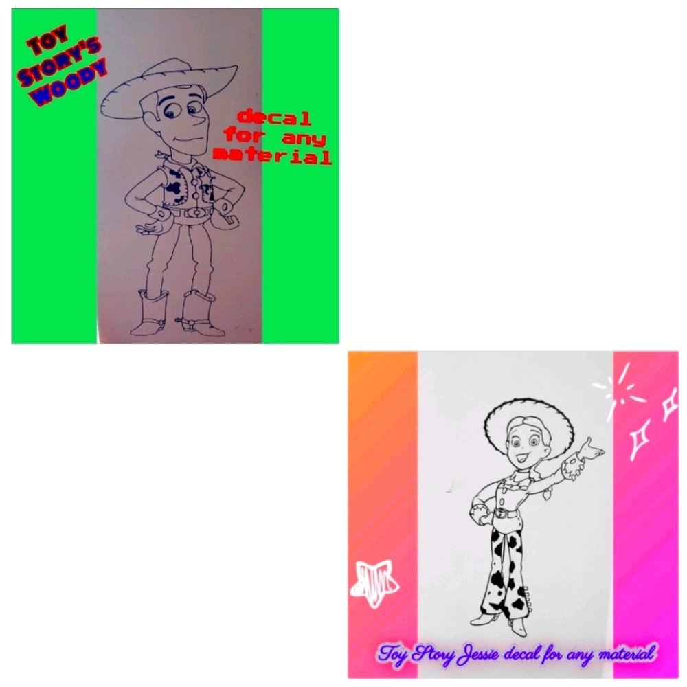Tot story decal